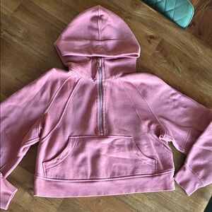 Lululemon Scuba Rose Half-Zip Pullover